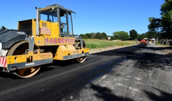 AVANZA LA OBRA DE ASFALTADO EN PASEO 119
